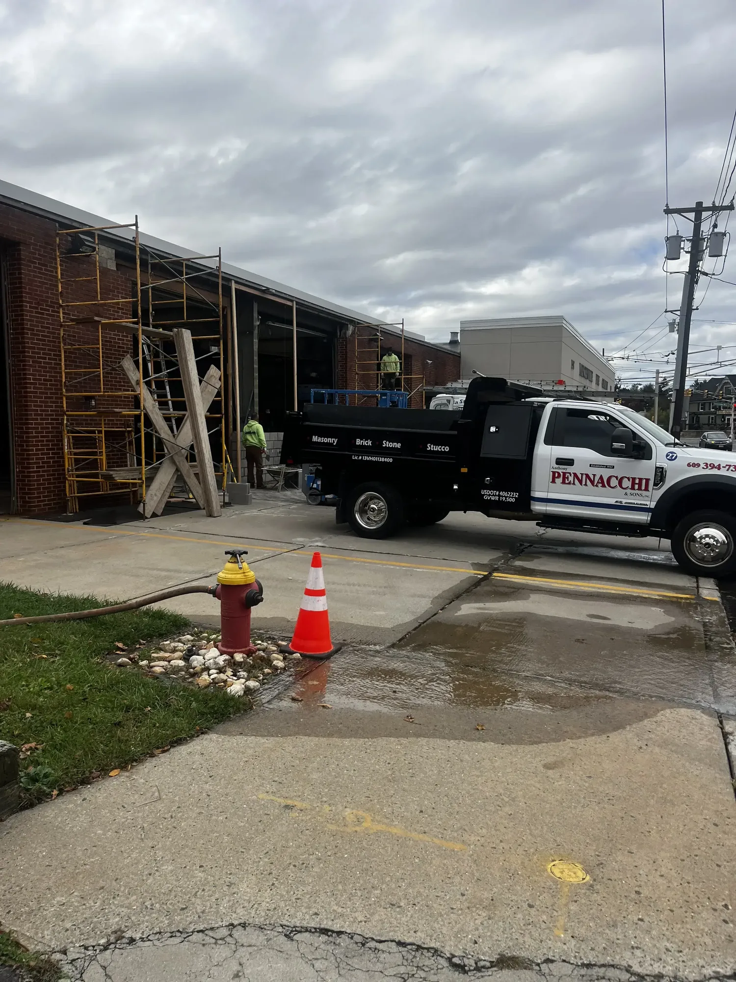Commercial masonry and restoration project